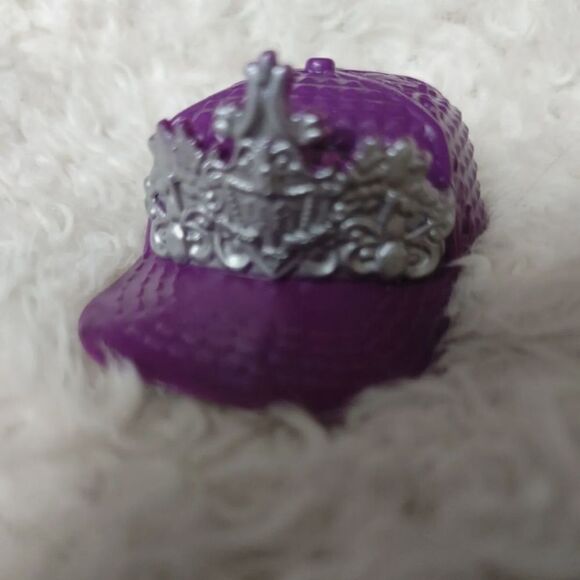 Ever After High Doll Raven Queen School Spirit Trucker Purple Hat. Replacement - Picture 2 of 4
